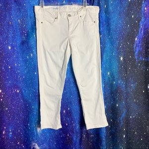 Gap- Off White Cropped Bootcut Jeans size 27/4